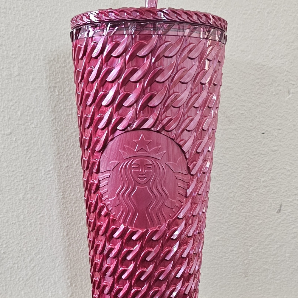 Starbucks Pink Textured Tumbler